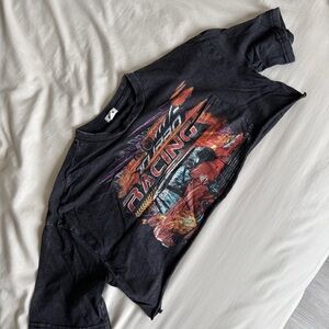 Garage Cropped Graphic T-Shirt